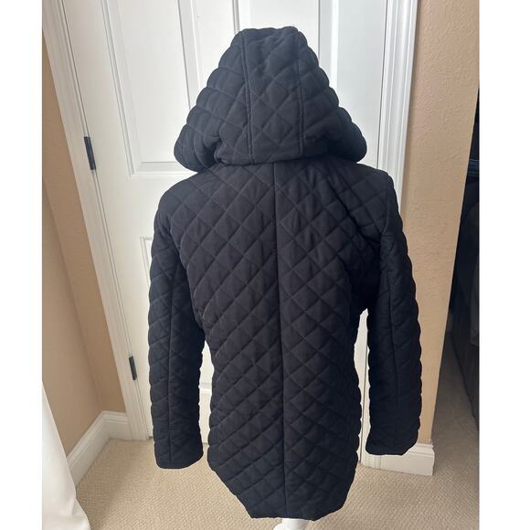 ESPIRIT Quilted  Full Zip with Unique Bear Claw Accent ToggleJacket Size L - Picture 4 of 8